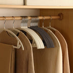 KleiderForm: Non-slip Hangers in Curved Design – Space-saving & Ideal for Shirts, Blouses & Dresses (Set of 10)