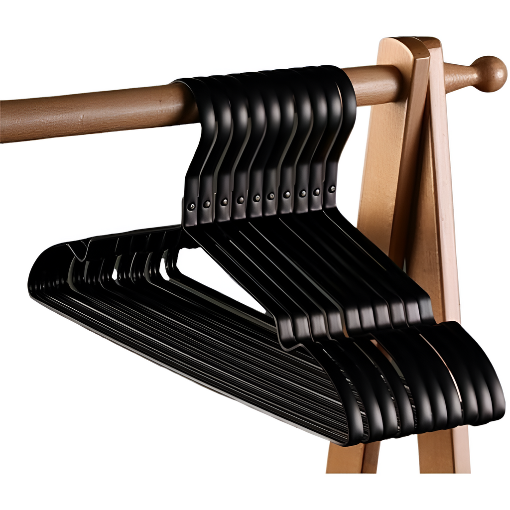 KleiderGlanz: Non-slip Hangers Made from Aluminum Alloy – Durable, Space-Saving & Modern for Wardrobe Organization