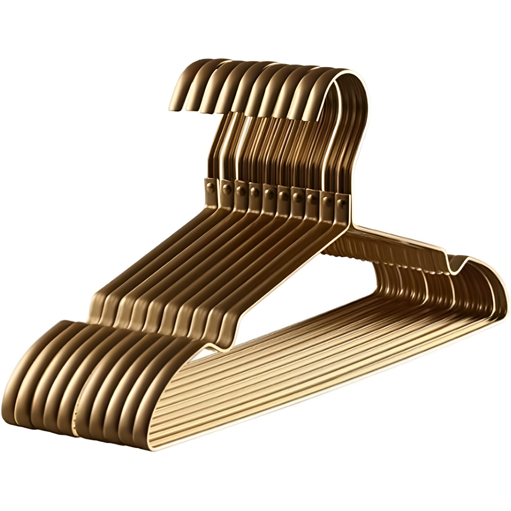 KleiderGlanz: Non-slip Hangers Made from Aluminum Alloy – Durable, Space-Saving & Modern for Wardrobe Organization