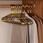 KleiderGlanz: Non-slip Hangers Made from Aluminum Alloy – Durable, Space-Saving & Modern for Wardrobe Organization