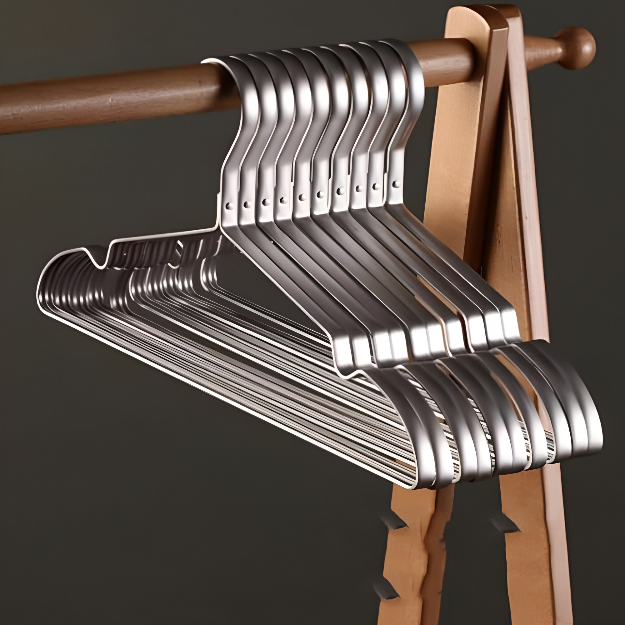 KleiderGlanz: Non-slip Hangers Made from Aluminum Alloy – Durable, Space-Saving & Modern for Wardrobe Organization
