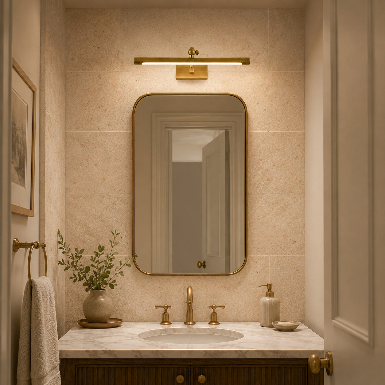 Slim LED Linear Wall Sconce