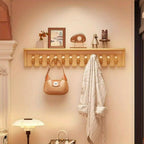 CompactStand: Freestanding Clothes Rack – Modern Hardwood Design, Decorative & Multifunctional for Hallway, Living Room & Guest Room