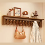 CompactStand: Freestanding Clothes Rack – Modern Hardwood Design, Decorative & Multifunctional for Hallway, Living Room & Guest Room