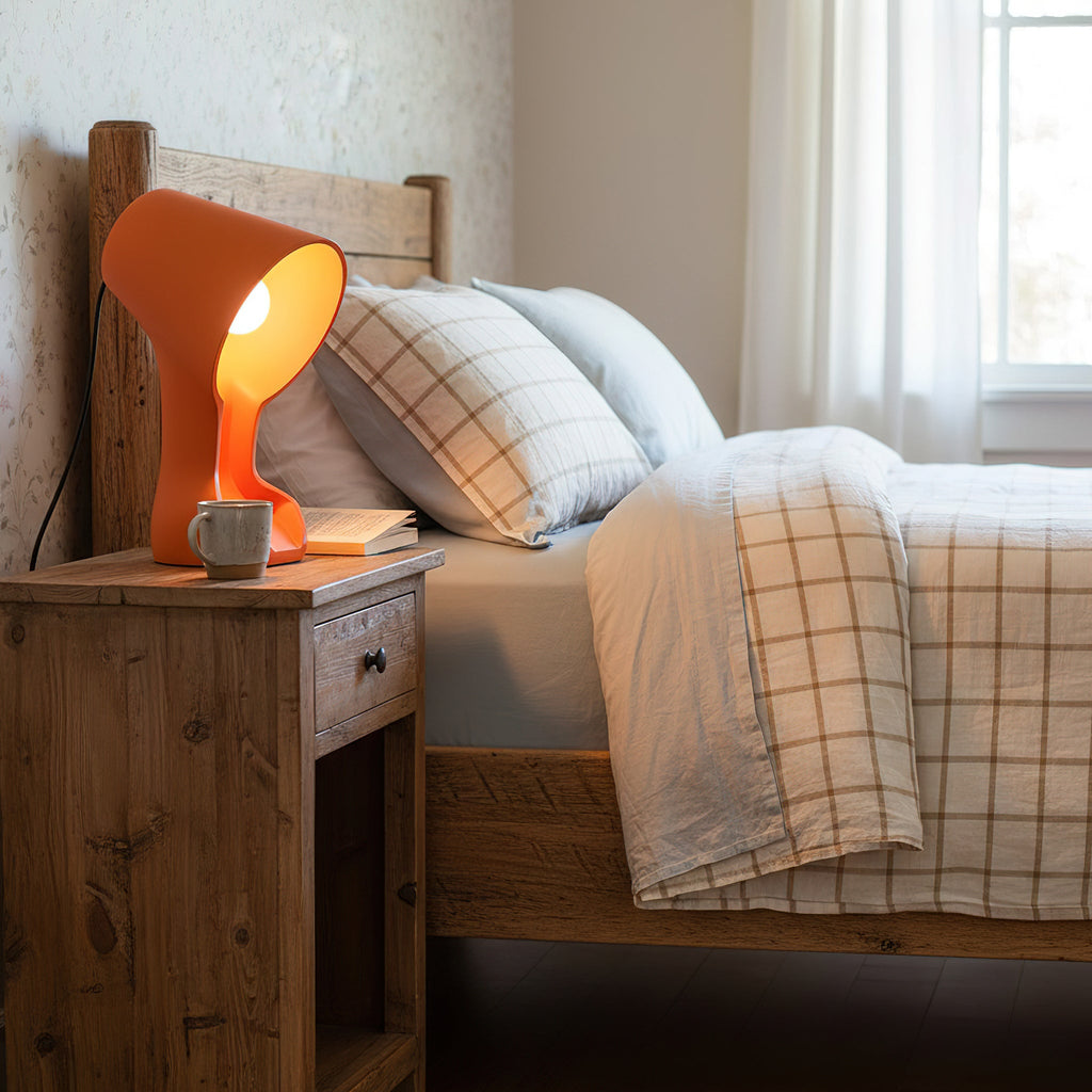 Organic Sculptural Resin Table Lamp