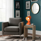 Organic Sculptural Resin Table Lamp