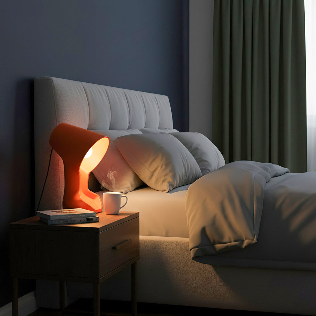 Organic Sculptural Resin Table Lamp