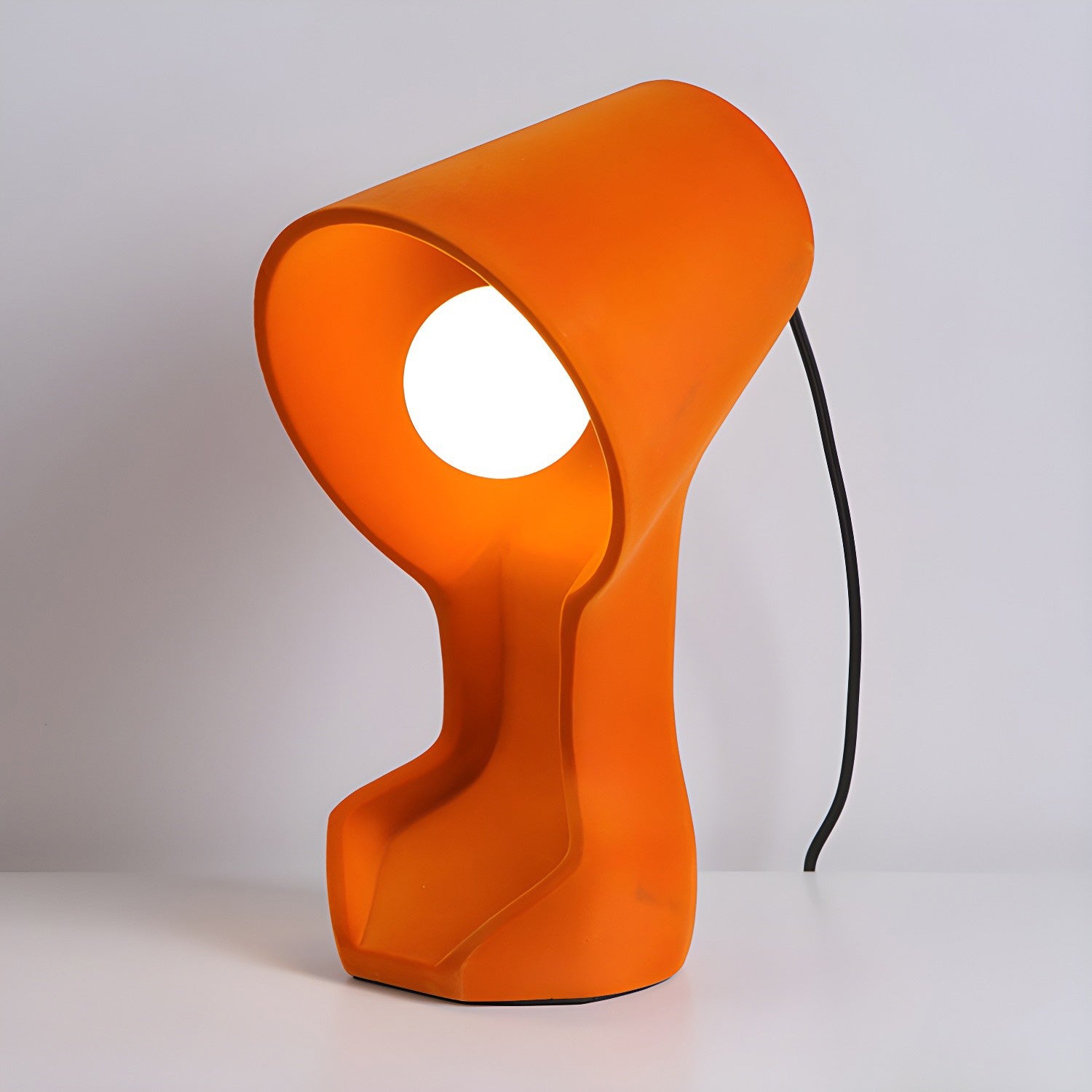 Organic Sculptural Resin Table Lamp