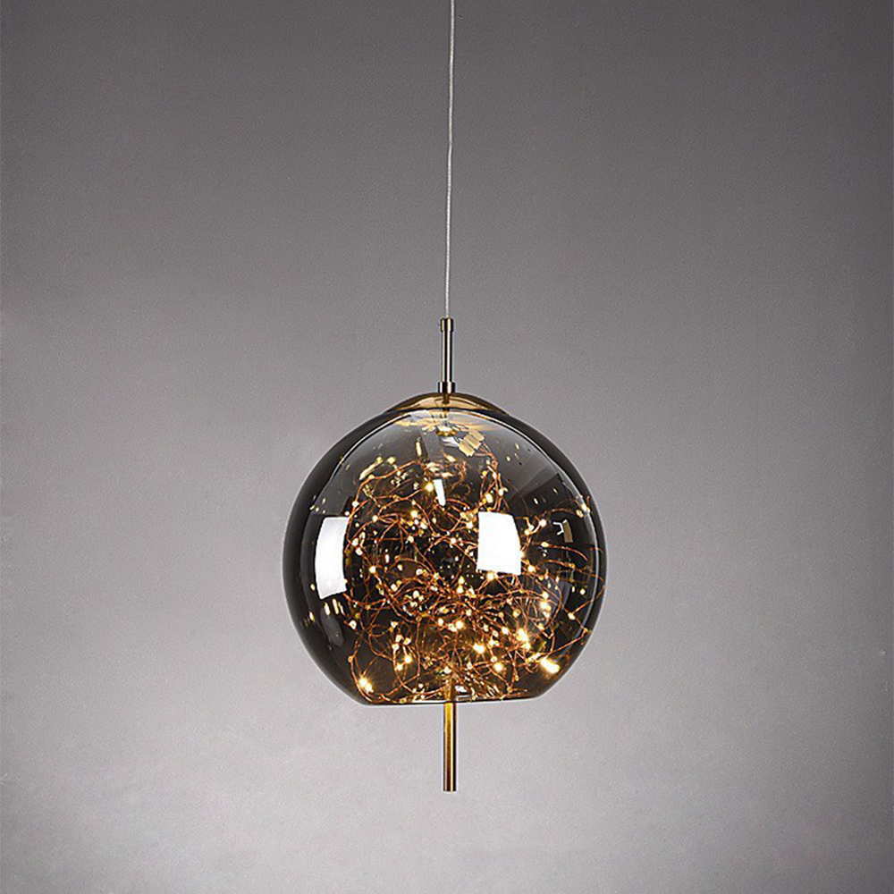 KristallNordic: Luxurious LED Pendant Light Glass – Stylish & Cozy for Kitchen & Dining Room