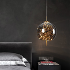 KristallNordic: Luxurious LED Pendant Light Glass – Stylish & Cozy for Kitchen & Dining Room