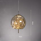 KristallNordic: Luxurious LED Pendant Light Glass – Stylish & Cozy for Kitchen & Dining Room