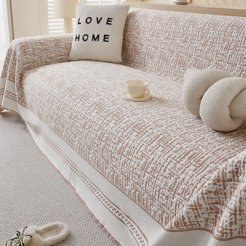 Crystal Cool: Elegant Couch Cover with Cooling Fabric – for Modern Living Spaces & Summer Freshness
