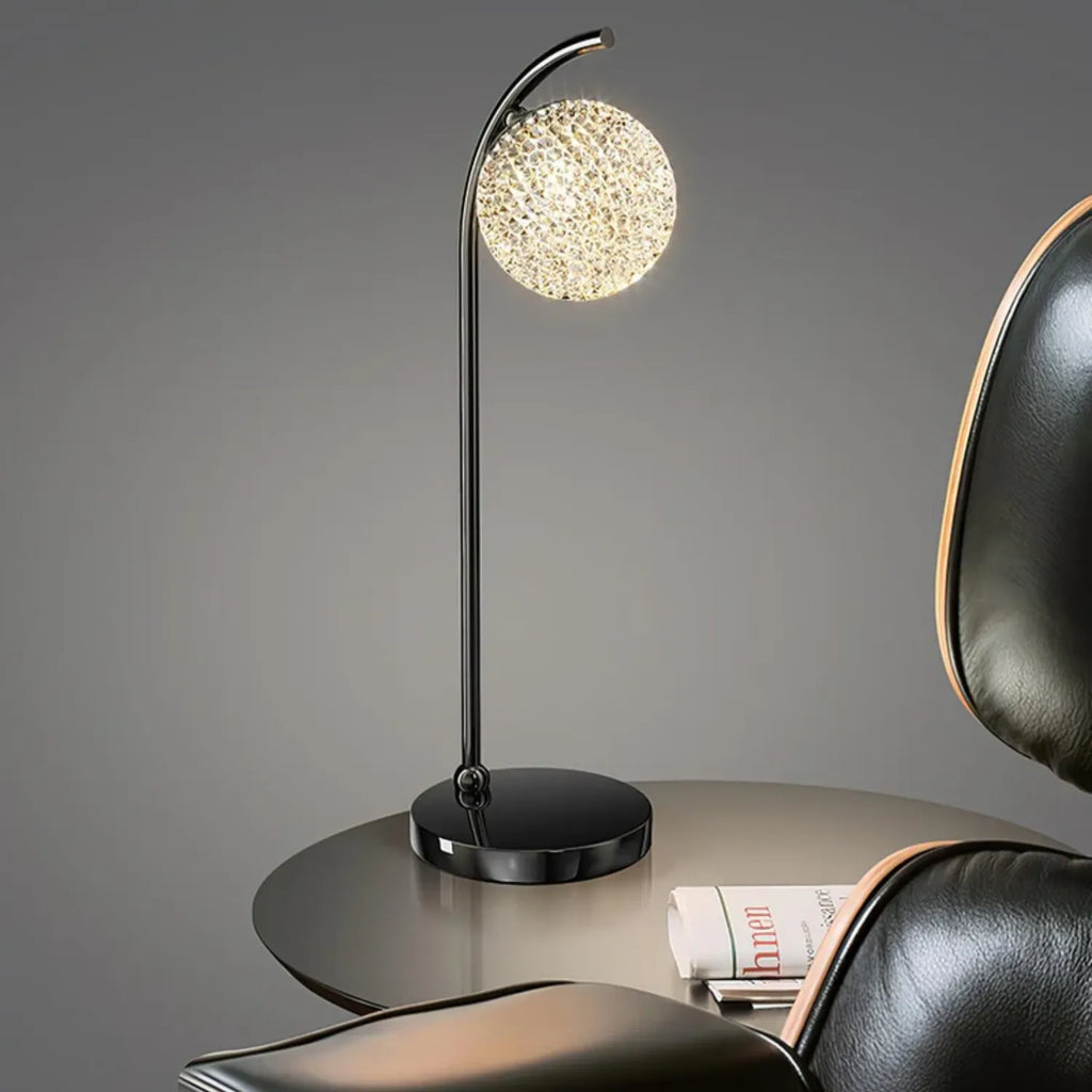 Isavelle – Crystal Table Lamp with Sparkling Light Play