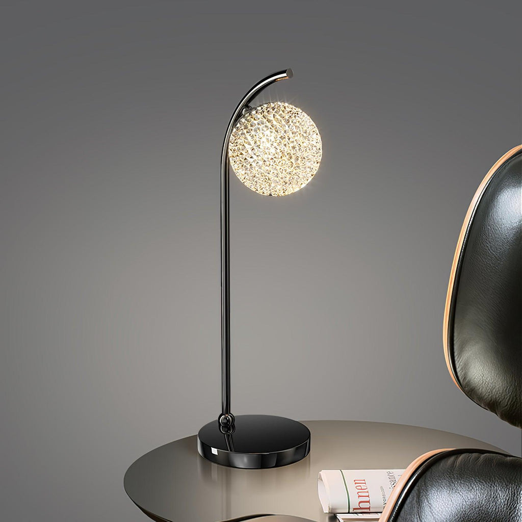 Isavelle – Crystal Table Lamp with Sparkling Light Play