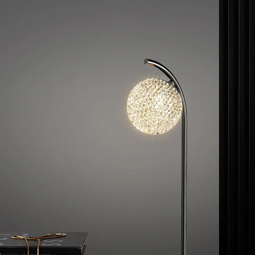 Isavelle – Crystal Table Lamp with Sparkling Light Play