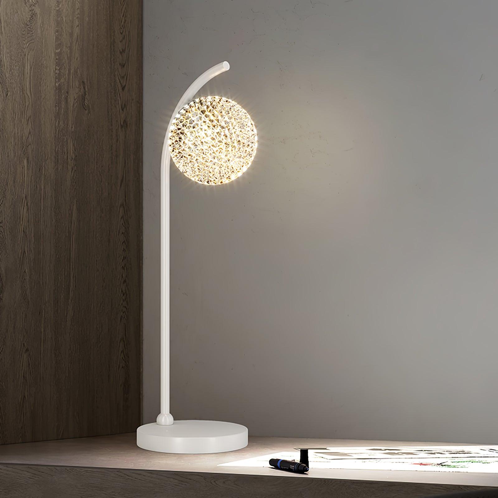 Isavelle – Crystal Table Lamp with Sparkling Light Play