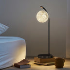 Isavelle – Crystal Table Lamp with Sparkling Light Play