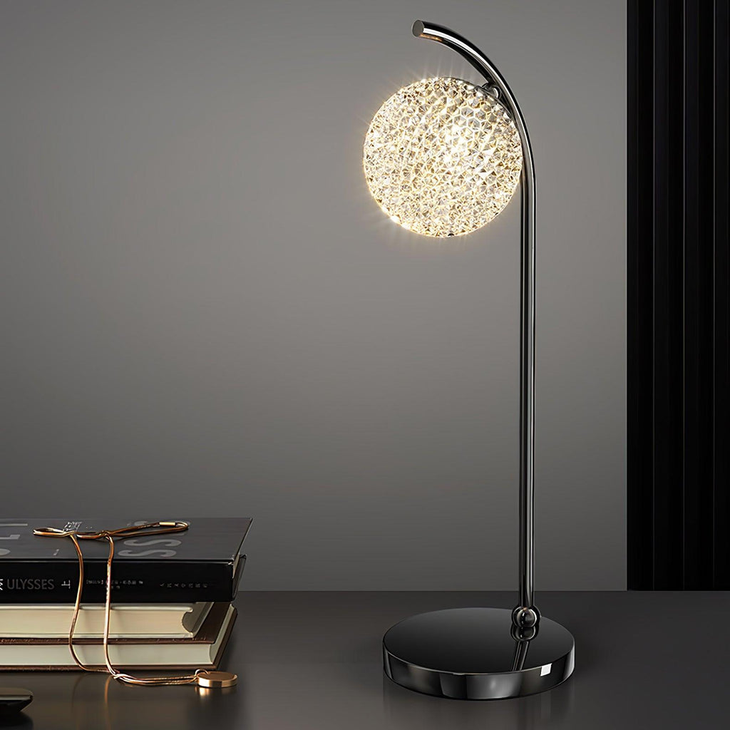 Isavelle – Crystal Table Lamp with Sparkling Light Play