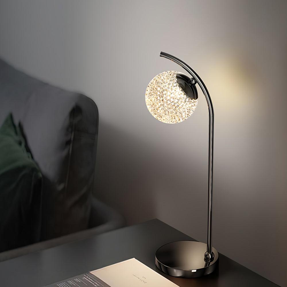 Isavelle – Crystal Table Lamp with Sparkling Light Play