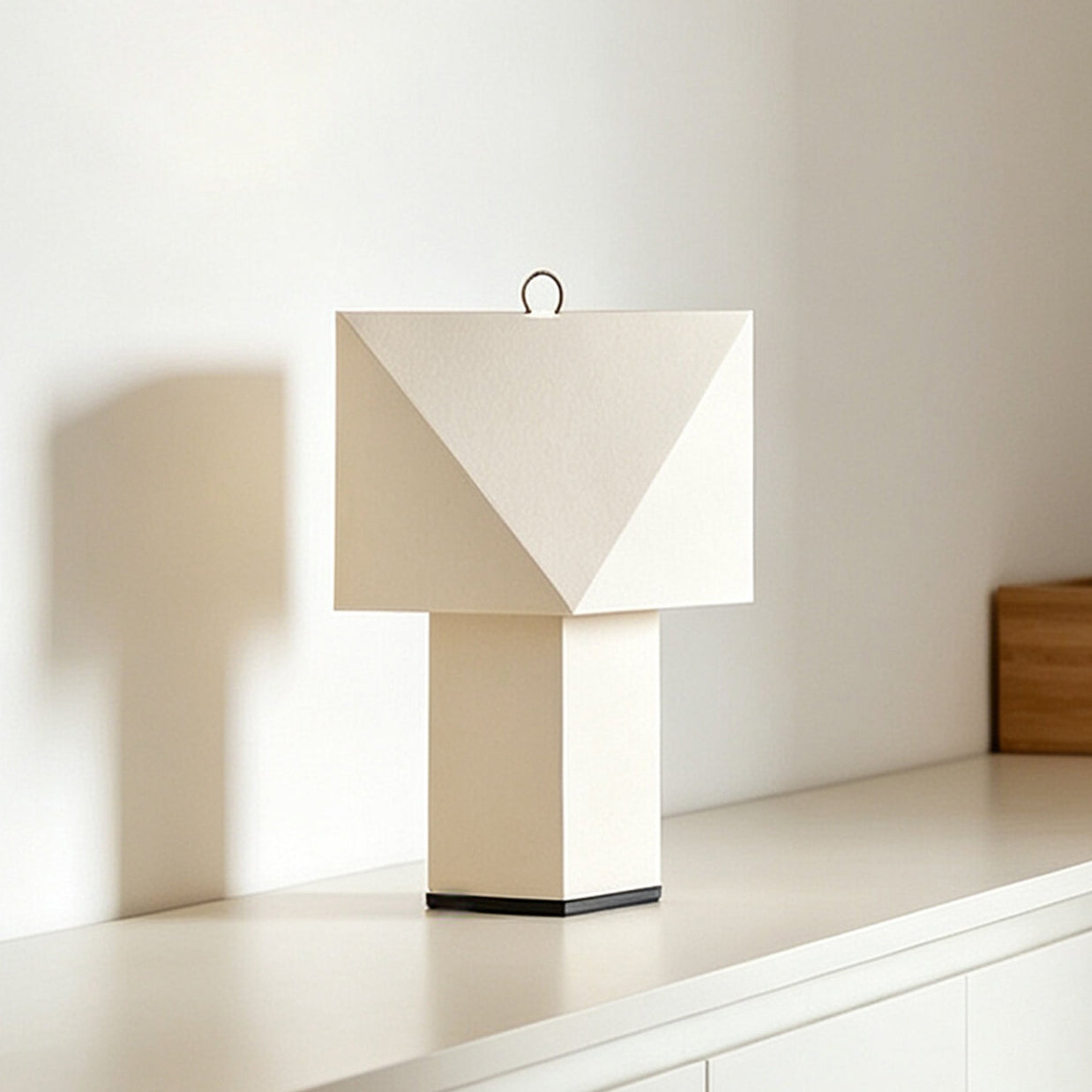 Faceted Origami Paper Table Lamp
