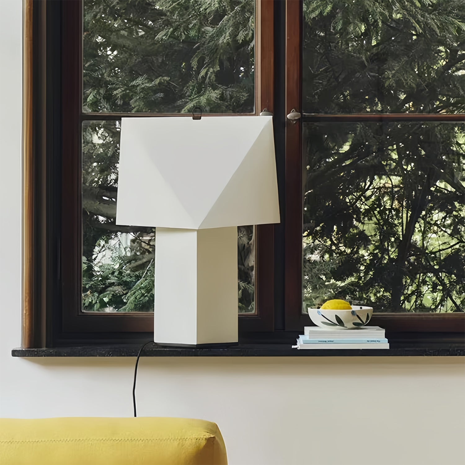 Faceted Origami Paper Table Lamp