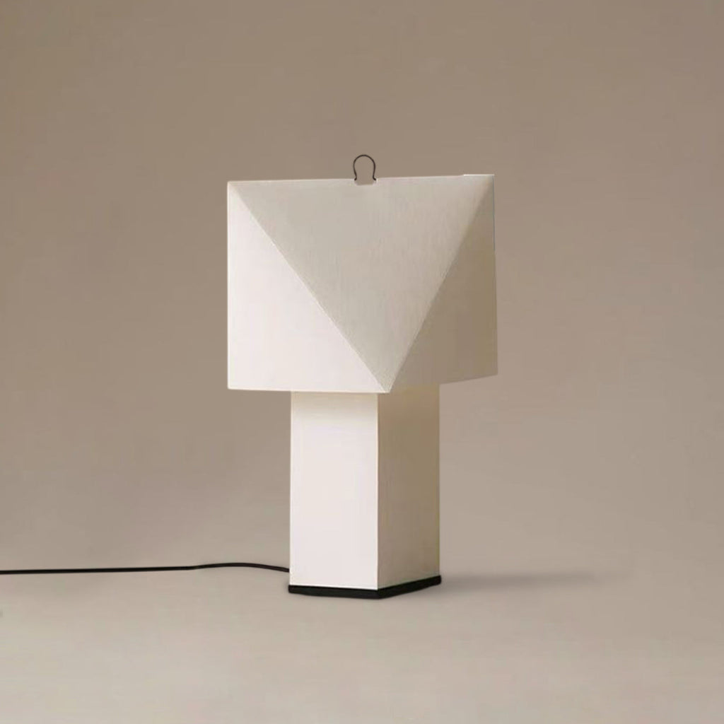 Faceted Origami Paper Table Lamp