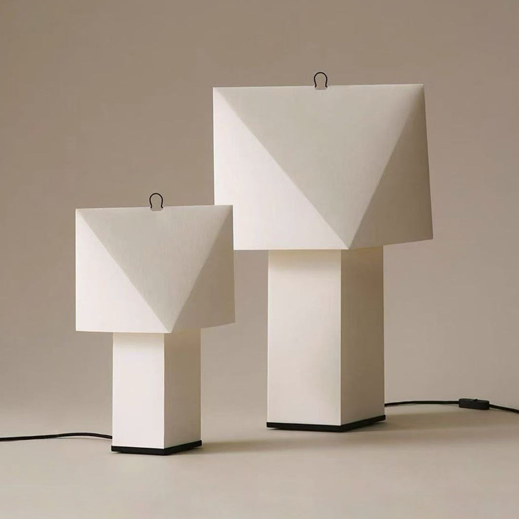 Faceted Origami Paper Table Lamp