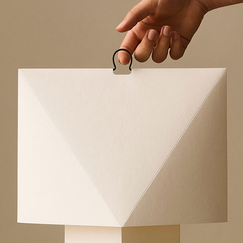 Faceted Origami Paper Table Lamp