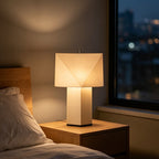 Faceted Origami Paper Table Lamp