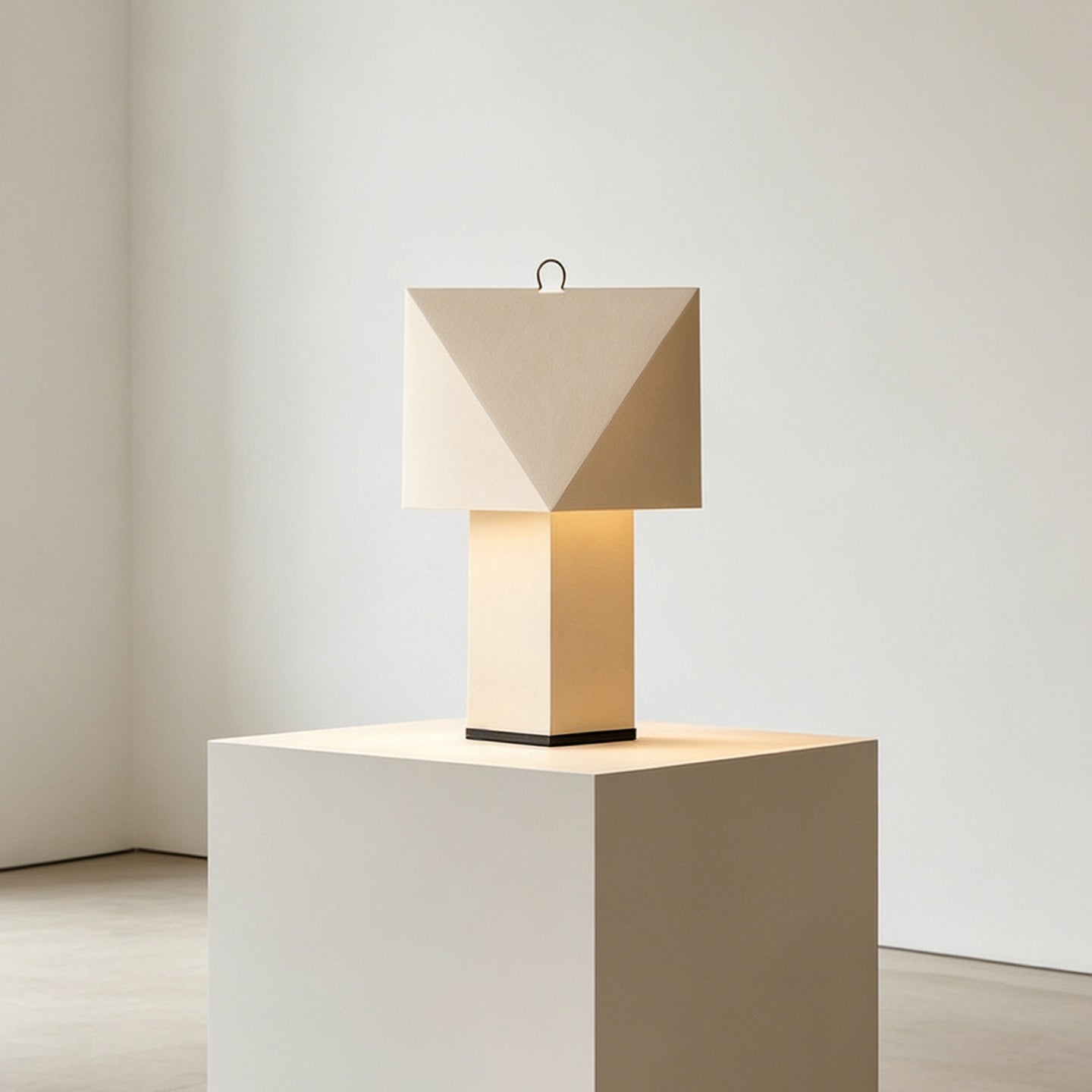 Faceted Origami Paper Table Lamp