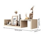 KunstDeko: Decorative Wall Shelves – Space-saving, Stable & Hanging in Modern Wood Design for Bathroom & Kitchen