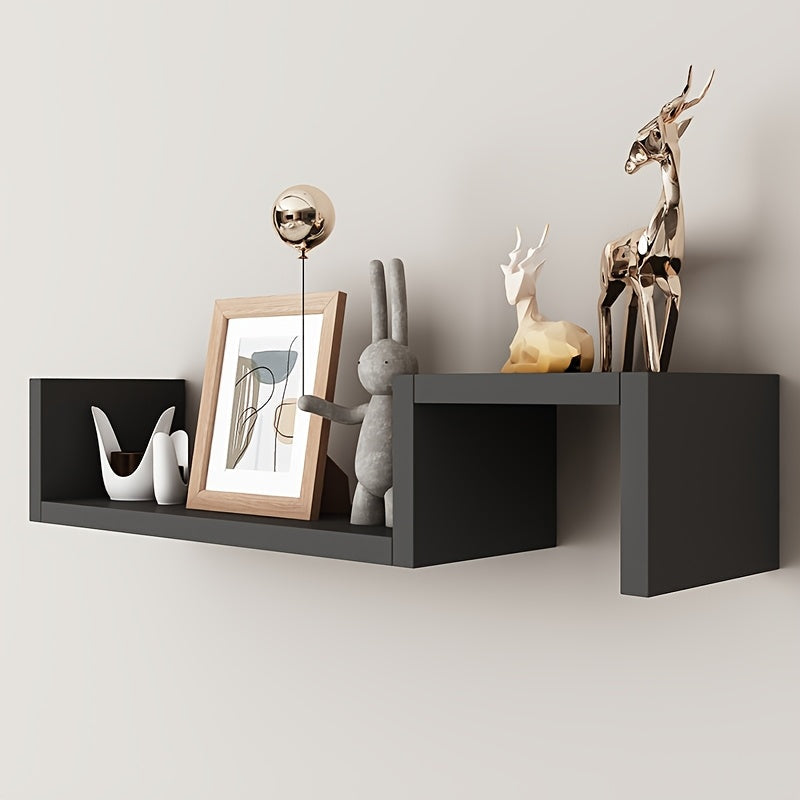 KunstDeko: Decorative Wall Shelves – Space-saving, Stable & Hanging in Modern Wood Design for Bathroom & Kitchen