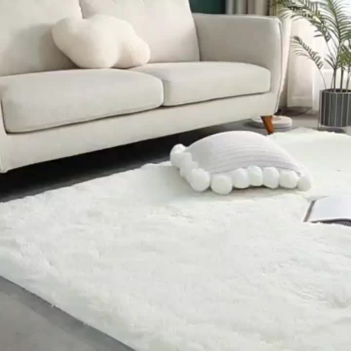 KuschelFarb: Soft High-Pile Carpet in a Modern Gradient Design Made of Polyester – Ideal for Living Spaces & Bedside