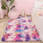 KuschelFarb: Soft High-Pile Carpet in a Modern Gradient Design Made of Polyester – Ideal for Living Spaces & Bedside