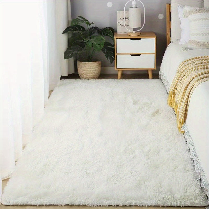 KuschelFarb: Soft High-Pile Carpet in a Modern Gradient Design Made of Polyester – Ideal for Living Spaces & Bedside