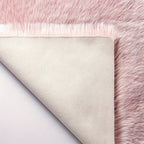 CuddleFur: Polygonal Rug Made of Faux Fur with Plush Surface – for Terrace & Picnic