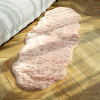 CuddleFur: Polygonal Rug Made of Faux Fur with Plush Surface – for Terrace & Picnic