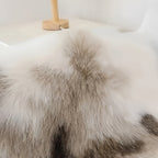KuschelHorn: Fluffy rug made of faux fur with a light texture & decorative look – for balconies & living spaces