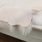 KuschelHorn: Fluffy rug made of faux fur with a light texture & decorative look – for balconies & living spaces