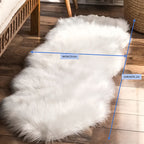 KuschelLux: Soft Faux Fur Rug with Knitted Texture & Cozy Look – for Modern Living Spaces