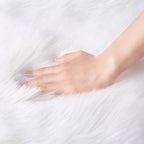 KuschelLux: Soft Faux Fur Rug with Knitted Texture & Cozy Look – for Modern Living Spaces