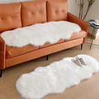 KuschelLux: Soft Faux Fur Rug with Knitted Texture & Cozy Look – for Modern Living Spaces