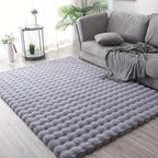 KuschelWohl: Soft High-Pile Rug in Rectangular Format Made of Polyester Plush – for Bedside & Living Areas
