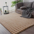 KuschelWohl: Soft High-Pile Rug in Rectangular Format Made of Polyester Plush – for Bedside & Living Areas