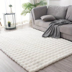 KuschelWohl: Soft High-Pile Rug in Rectangular Format Made of Polyester Plush – for Bedside & Living Areas