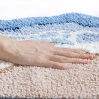 Coastal Dream: Non-Slip Bath Mat in Beach Design – Soft, Absorbent & Washable