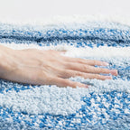 Coastal Dream: Non-Slip Bath Mat in Beach Design – Soft, Absorbent & Washable