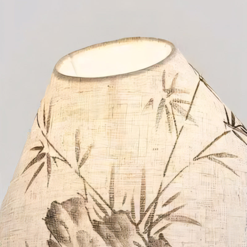 Bamboo-Inspired Rechargeable Table Lamp