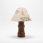 Bamboo-Inspired Rechargeable Table Lamp