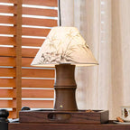 Bamboo-Inspired Rechargeable Table Lamp